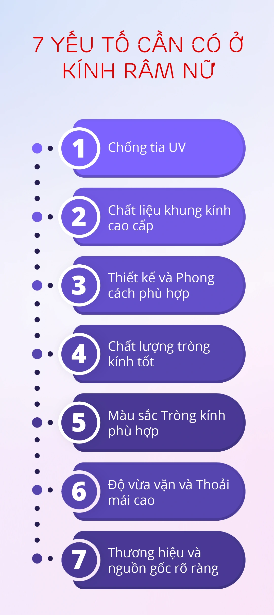 Tiêu chí chọn kính râm nữ đẹp