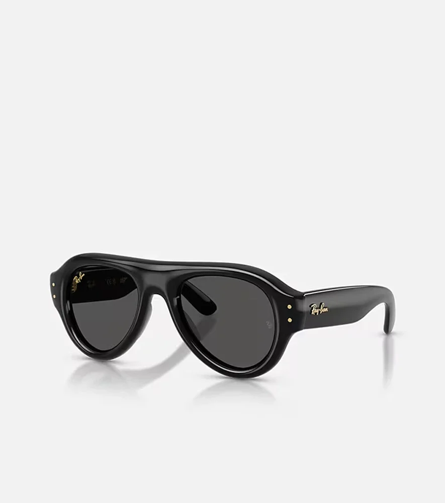 Kính RayBan Aviator Puffer ORB4925 Black 1 RayBan Aviator Puffer ORB4925 Black