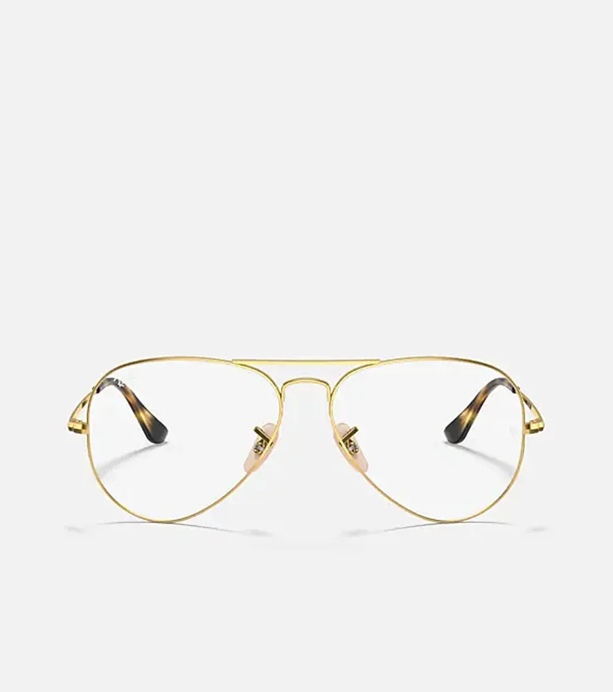 Kính RayBan RX6489 Aviator Optics Gold