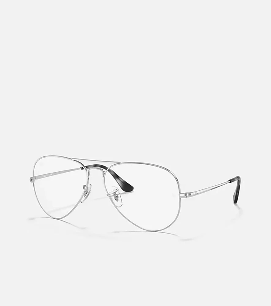 RayBan RX6489 Aviator Optics Silver