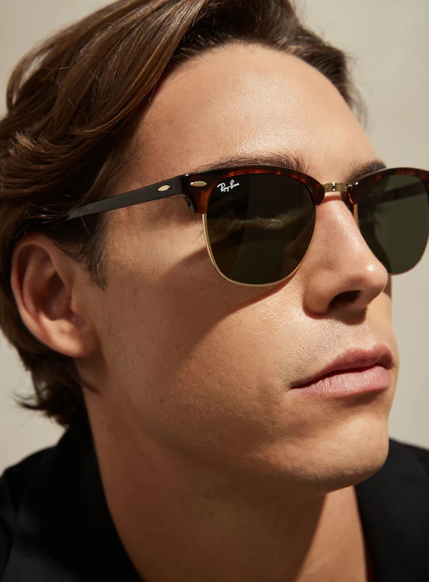 rayban-rb3016-clubmaster-classic-tortoise-on-gold-6 Kính RayBan RB3016 Clubmaster Classic Tortoise On Gold